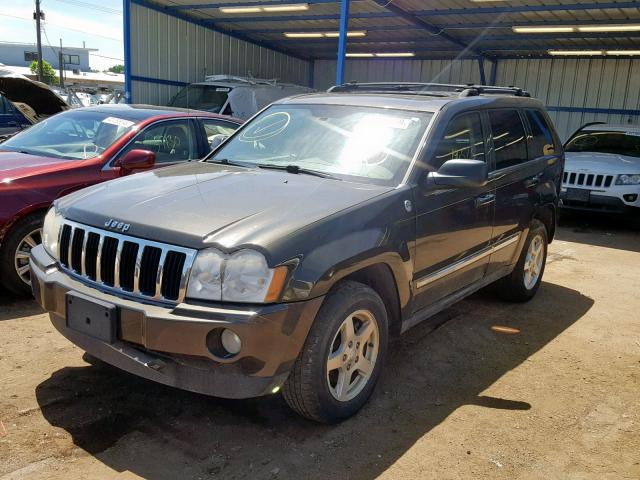 1J8HR58N85C686924 - 2005 JEEP GRAND CHER GRAY photo 2