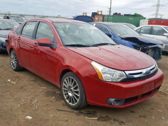 1FAHP36N99W102013 - 2009 FORD FOCUS SES RED photo 1