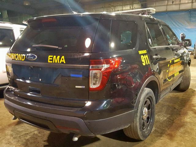 1FM5K8AR7EGA65238 - 2014 FORD EXPLORER P BLACK photo 4