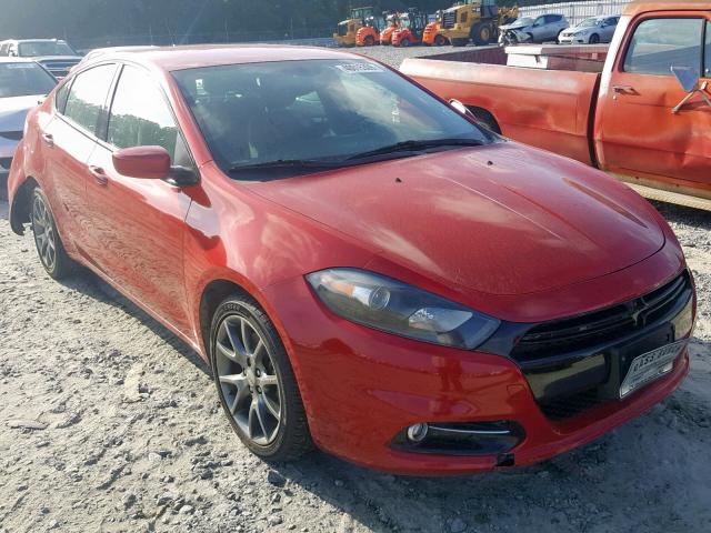 1C3CDFBB4ED906580 - 2014 DODGE DART SXT RED photo 1