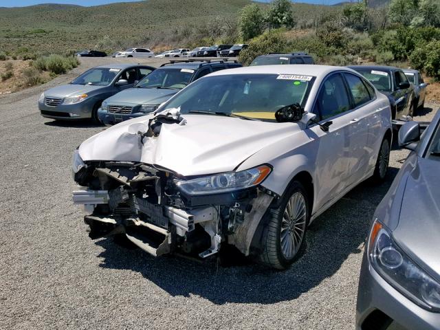 3FA6P0K90GR369913 - 2016 FORD FUSION TIT WHITE photo 2