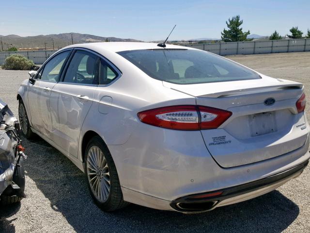 3FA6P0K90GR369913 - 2016 FORD FUSION TIT WHITE photo 3