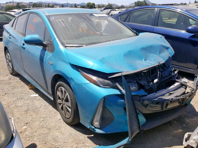 JTDKARFP9J3098377 - 2018 TOYOTA PRIUS PRIM 蓝色 照片 1