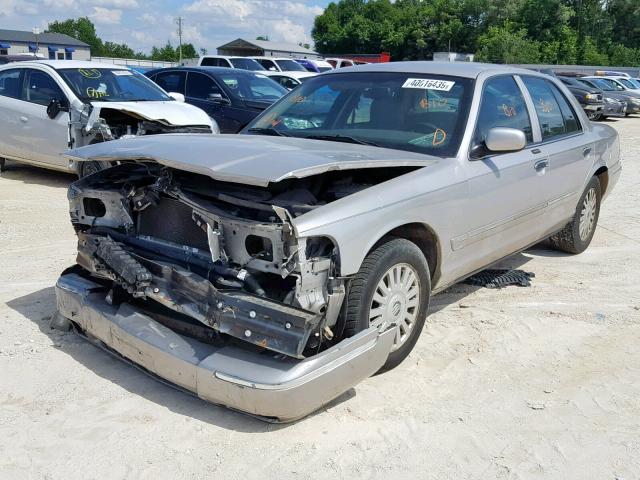 2MEFM75V47X643540 - 2007 MERCURY GRAND MARQ SILVER photo 2