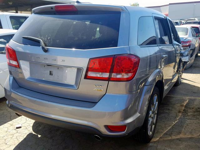 3C4PDCEG1JT426312 - 2018 DODGE JOURNEY GT GRAY photo 4