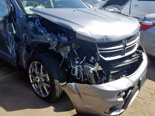 3C4PDCEG1JT426312 - 2018 DODGE JOURNEY GT GRAY photo 9