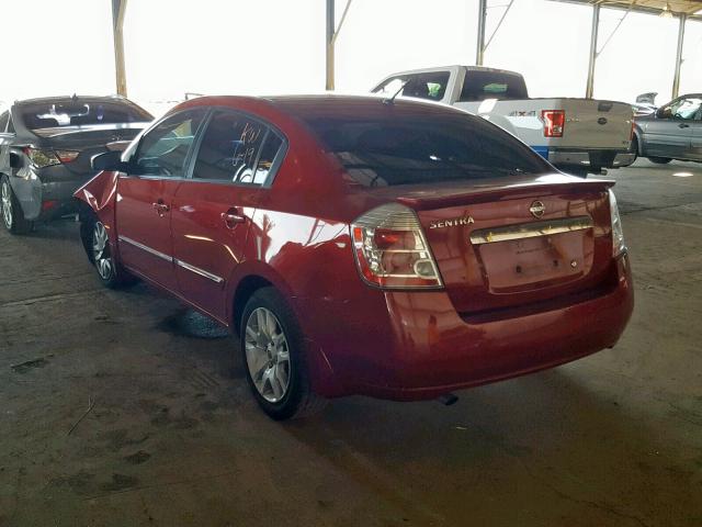 3N1AB6AP9CL773055 - 2012 NISSAN SENTRA 2.0 RED photo 3