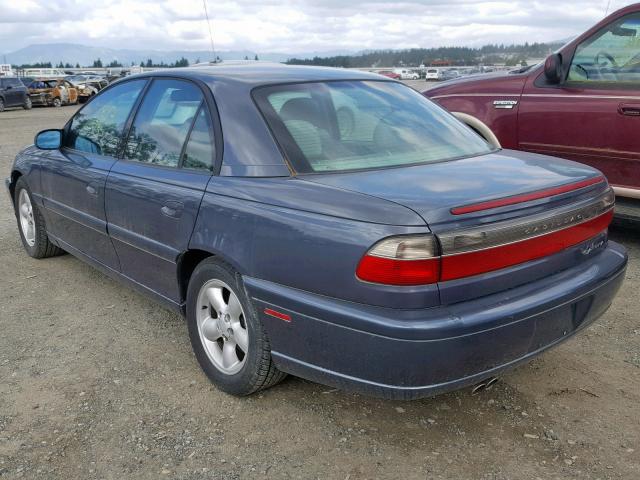 W06VR54R1VR143366 - 1997 CADILLAC CATERA BLUE photo 3