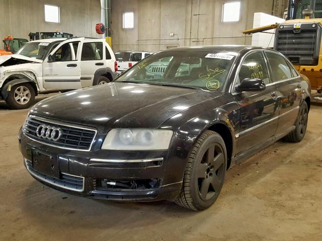 WAUML44E54N018392 - 2004 AUDI A8 L QUATT BLACK photo 2