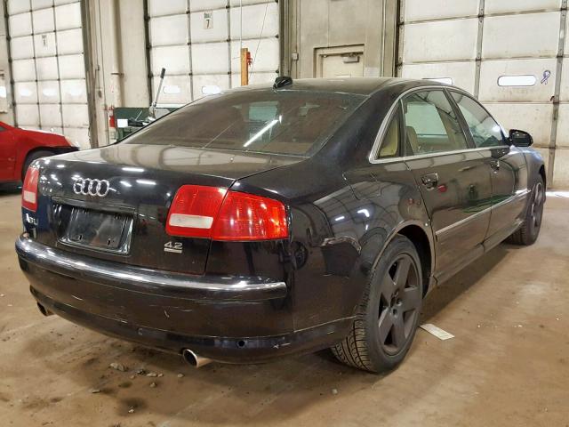 WAUML44E54N018392 - 2004 AUDI A8 L QUATT BLACK photo 4