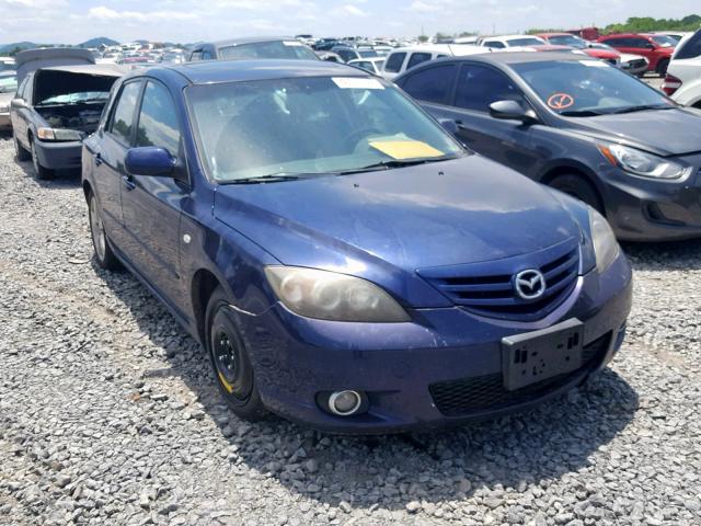 JM1BK343441199546 - 2004 MAZDA 3 HATCHBAC PURPLE photo 1