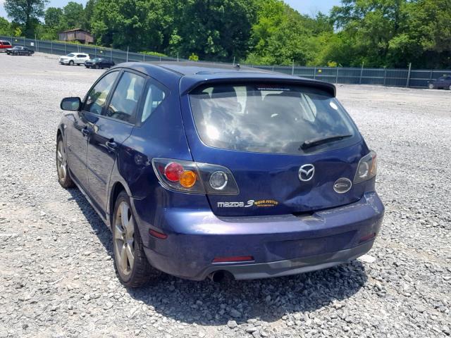 JM1BK343441199546 - 2004 MAZDA 3 HATCHBAC PURPLE photo 3