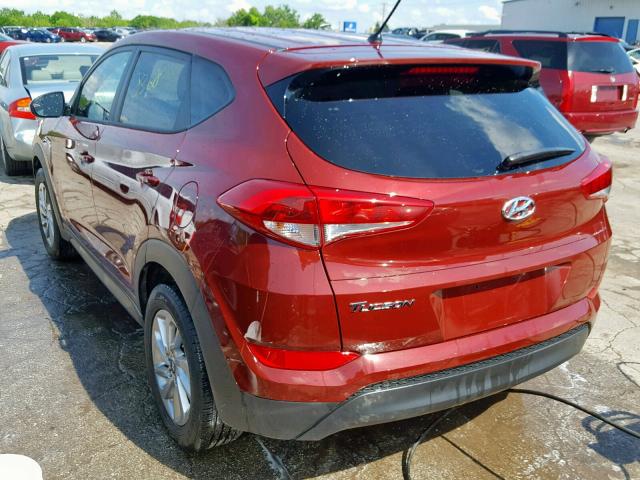 KM8J23A49JU808578 - 2018 HYUNDAI TUCSON SE BURGUNDY photo 3