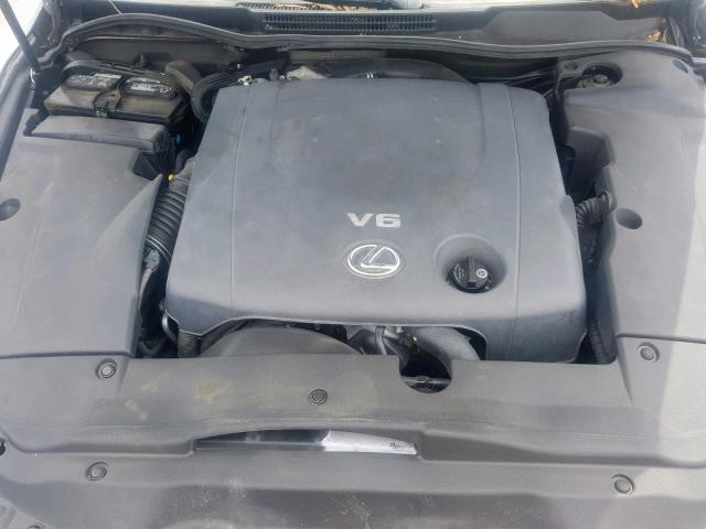 JTHBK262872045868 - 2007 LEXUS IS 250 SILVER photo 7