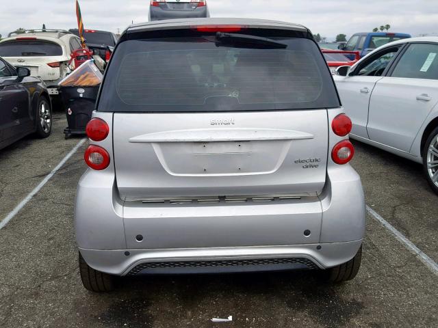 WMEEJ9AA2EK780398 - 2014 SMART FORTWO SILVER photo 6