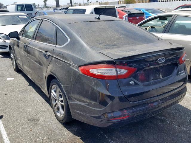 3FA6P0RU7FR210833 - 2015 FORD FUSION TIT BLACK photo 3