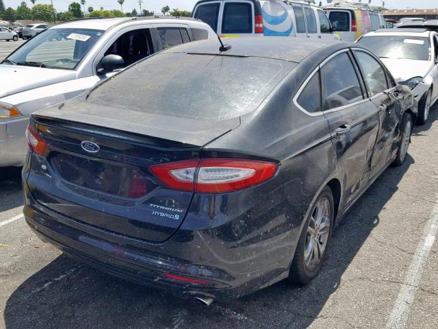 3FA6P0RU7FR210833 - 2015 FORD FUSION TIT BLACK photo 4