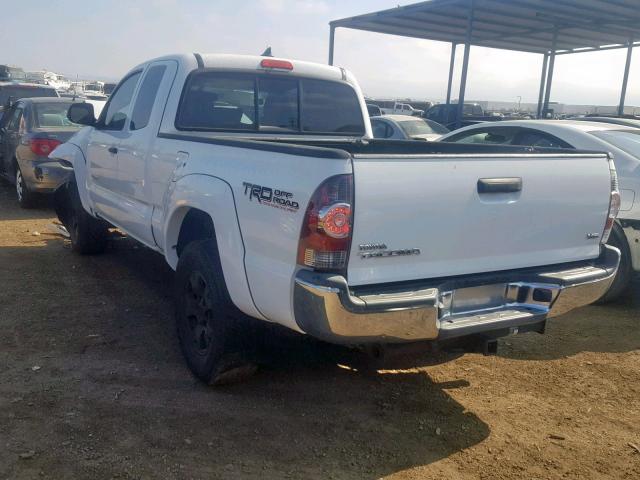 5TFUU4EN3CX044541 - 2012 TOYOTA TACOMA WHITE photo 3