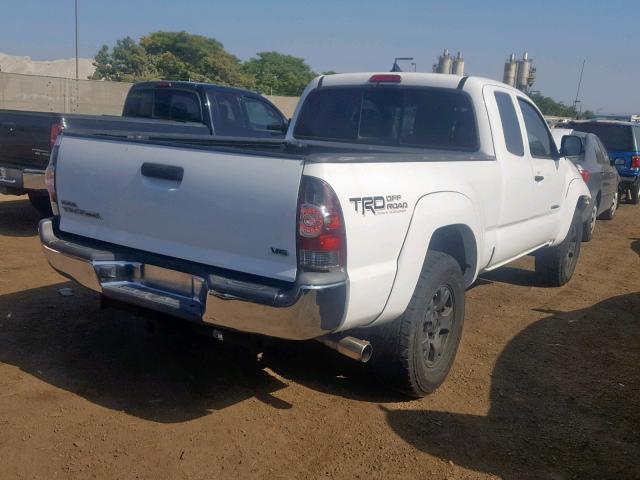 5TFUU4EN3CX044541 - 2012 TOYOTA TACOMA WHITE photo 4