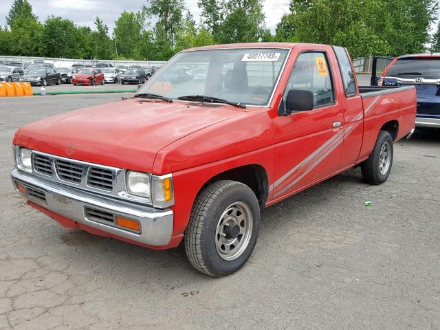 1N6SD16S7PC371187 - 1993 NISSAN TRUCK KING RED photo 2