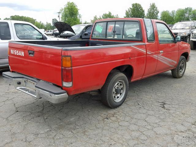 1N6SD16S7PC371187 - 1993 NISSAN TRUCK KING RED photo 4