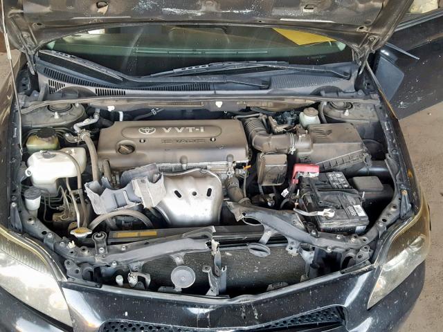 JTKDE167990291651 - 2009 TOYOTA SCION TC შავი ფოტო 7