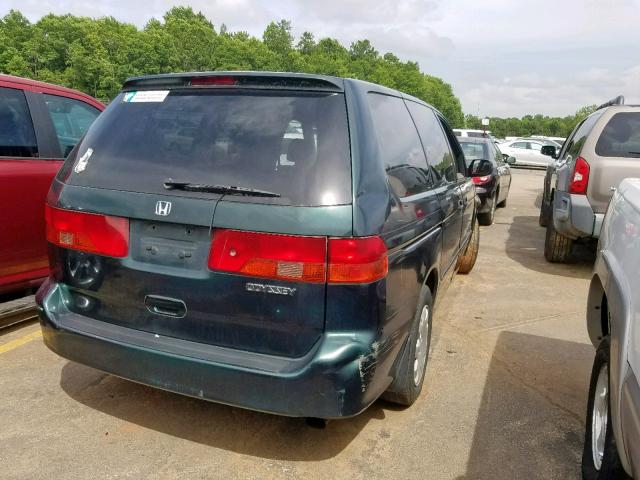 2HKRL1859YH614600 - 2000 HONDA ODYSSEY LX GREEN photo 4