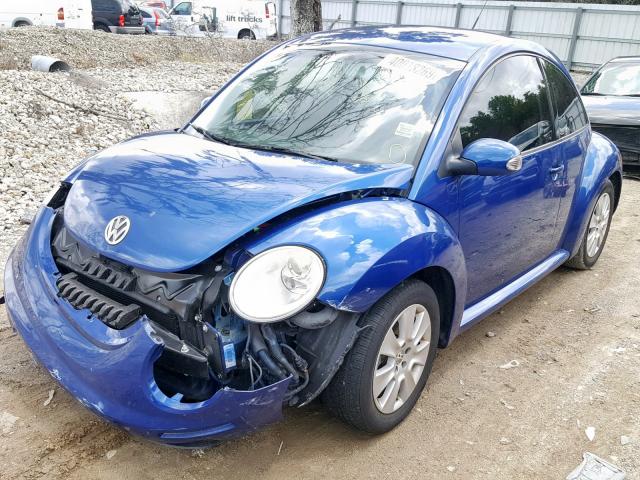 3VWPW31C68M502797 - 2008 VOLKSWAGEN NEW BEETLE Mavi foto 2