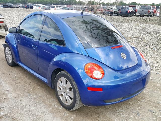 3VWPW31C68M502797 - 2008 VOLKSWAGEN NEW BEETLE Mavi foto 3