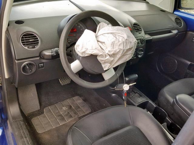 3VWPW31C68M502797 - 2008 VOLKSWAGEN NEW BEETLE Mavi foto 9