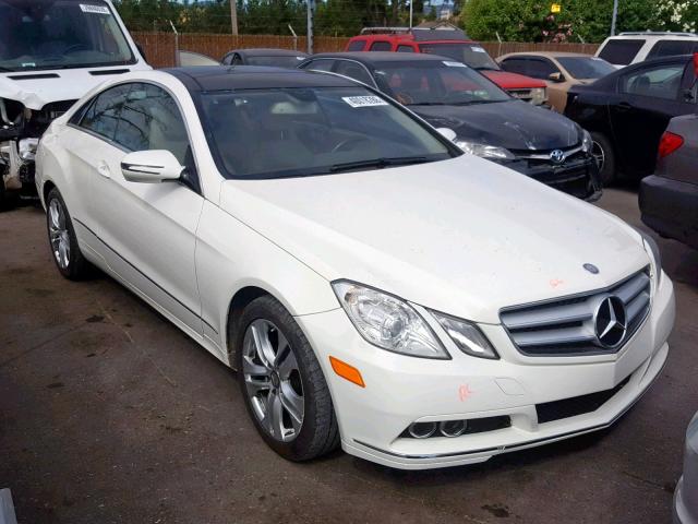 WDDKJ5GB4AF009458 - 2010 MERCEDES-BENZ E 350 WHITE photo 1