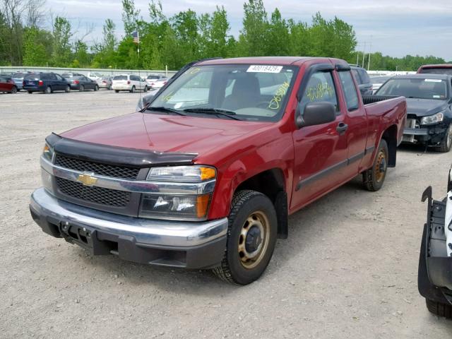 1GCCS198X68239149 - 2006 CHEVROLET COLORADO RED photo 2