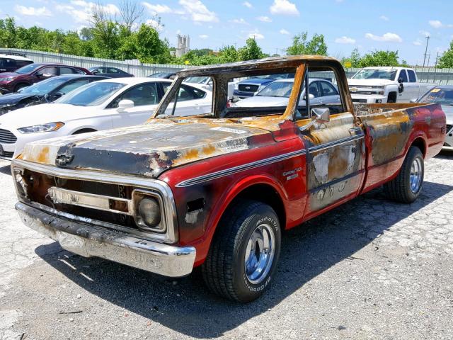 CE140S107951 - 1970 CHEVROLET C-10 RED photo 2