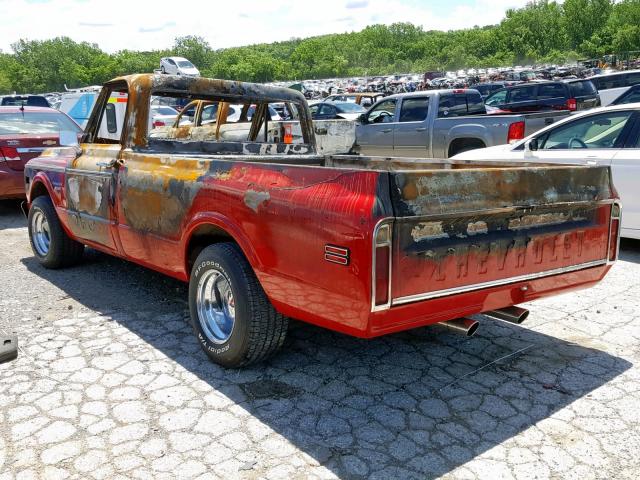 CE140S107951 - 1970 CHEVROLET C-10 RED photo 3