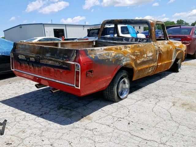 CE140S107951 - 1970 CHEVROLET C-10 RED photo 4