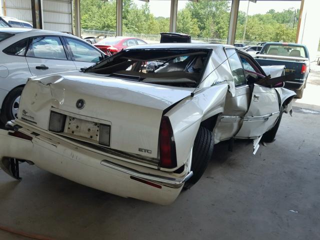 1G6ET1297SU615299 - 1995 CADILLAC ELDORADO T WHITE photo 4