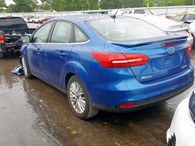 1FADP3J2XJL201425 - 2018 FORD FOCUS TITA BLUE photo 3