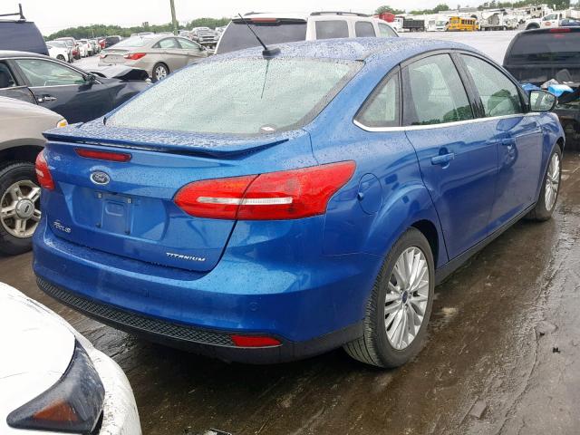 1FADP3J2XJL201425 - 2018 FORD FOCUS TITA BLUE photo 4