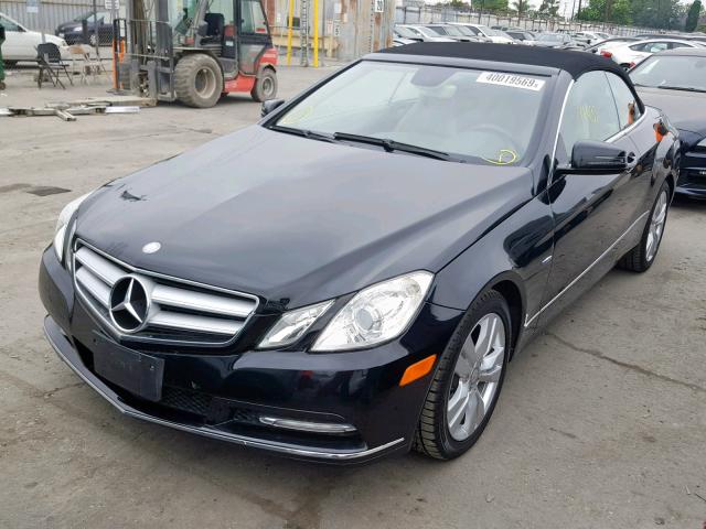 WDDKK5KF4CF169253 - 2012 MERCEDES-BENZ E 350 BLACK photo 2