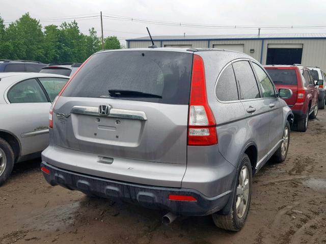 JHLRE48708C072895 - 2008 HONDA CR-V EXL GRAY photo 4