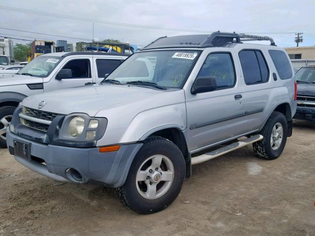 5N1ED28T54C673788 - 2004 NISSAN XTERRA XE SILVER photo 2