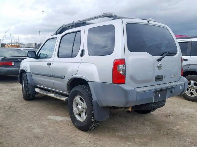 5N1ED28T54C673788 - 2004 NISSAN XTERRA XE SILVER photo 3