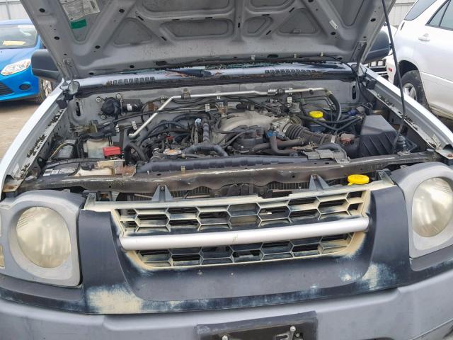 5N1ED28T54C673788 - 2004 NISSAN XTERRA XE SILVER photo 7