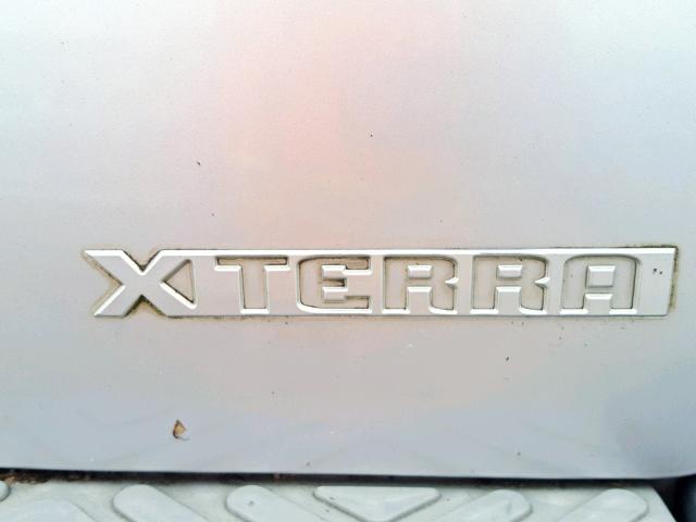 5N1ED28T54C673788 - 2004 NISSAN XTERRA XE SILVER photo 9