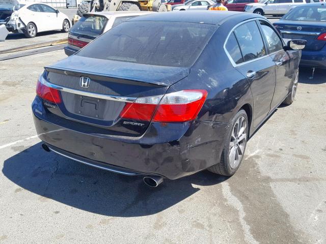 1HGCR2F53EA095528 - 2014 HONDA ACCORD SPO BLACK photo 4