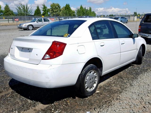 1G8AJ55F67Z125659 - 2007 SATURN ION LEVEL WHITE photo 4