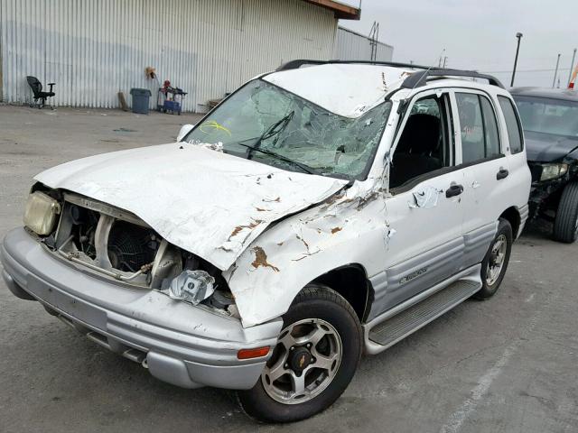 2CNBE634916940572 - 2001 CHEVROLET TRACKER LT WHITE photo 2