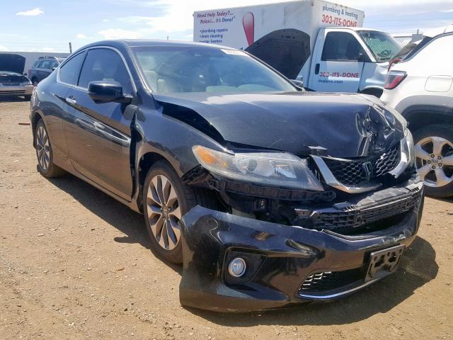 1HGCT1B85DA010828 - 2013 HONDA ACCORD EXL BLACK photo 1