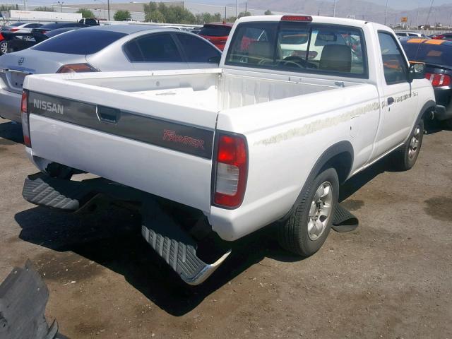 1N6DD21SXWC369308 - 1998 NISSAN FRONTIER X WHITE photo 4