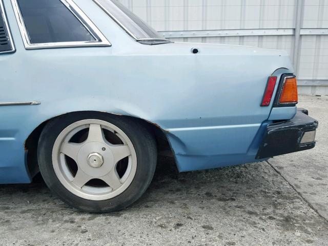 JN1PS06S4BU445812 - 1981 DATSUN 200SX BLUE photo 9